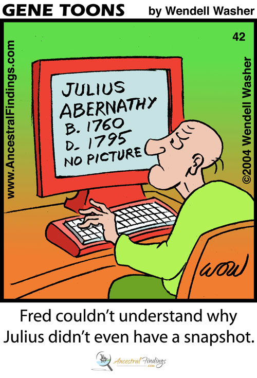 Fred Couldn't Understand Why Julius Didn't Even Have a Snapshot (Genetoons #42)